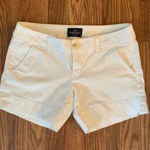 American Eagle white shorts size 2